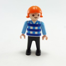 Playmobil 17982 Playmobil Child Girl White Blue Black Trousers
