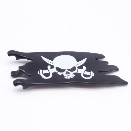 Playmobil 38994 Drapeau Pirate Tête de Mort Déchiré