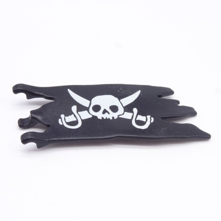 Playmobil 38996 Drapeau Pirate Tête de Mort Déchiré