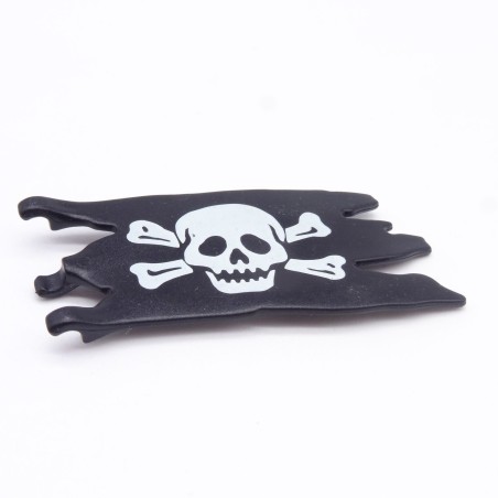 Playmobil 38997 Drapeau Pirate Tête de Mort Déchiré
