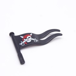 Playmobil 38998 Petit Drapeau Pirate Tête de Mort