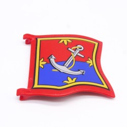 Playmobil 39002 Grand Drapeau Rouge avec ancre