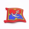 Playmobil 39002 Grand Drapeau Rouge avec ancre