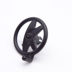 Playmobil 39013 Volant Noir avec Pognée pour Véhicule