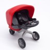 Playmobil 39038 Poussette Noire et Rouge double 5573