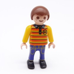 Playmobil 39066 Enfant Garçon Bleu Jaune Orange 4759 Visage Sale