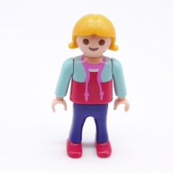 Playmobil 39067 Enfant Fille Rouge Rose Bleu Turquoise 5553 5649