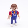 Playmobil 39068 Enfant Fille Salopette bleue Jaune et Rose 4326 9277