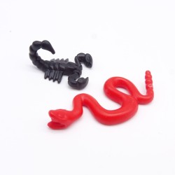 Playmobil 39079 Scorpion noir et Serpent rouge