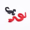 Playmobil 39079 Scorpion noir et Serpent rouge