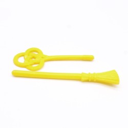 Playmobil 39100 Balai et Plumeau Jaunes Cuisine 1900 5322