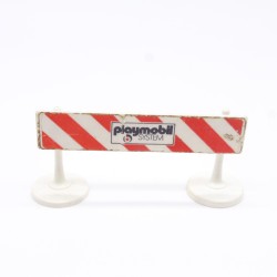 Playmobil 39134 Barrière de Signalisation Travaux Vintage