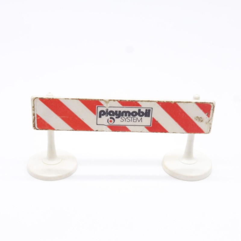 Playmobil 39134 Barrière de Signalisation Travaux Vintage