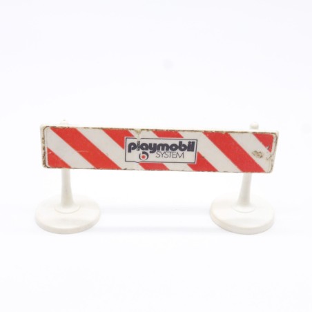 Playmobil 39134 Barrière de Signalisation Travaux Vintage