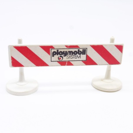 Playmobil 39136 Barrière de Signalisation Travaux Vintage