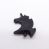 Playmobil 39179 Décoration Licorne Cheval Noir pour Casque de Chevalier