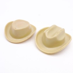 Playmobil 39274 Lot de 2 Chapeaux de Cowboy Vintage Beige