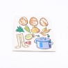 Playmobil 39281 Affiche Œufs de Pâques Recette en Carton