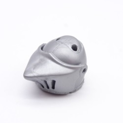 Playmobil 39297 Casque Heaume de Chevalier Médiéval Moyen Age Gris