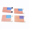 Playmobil 4062 Lot de 4 Drapeaux Nordistes Vintage Usés
