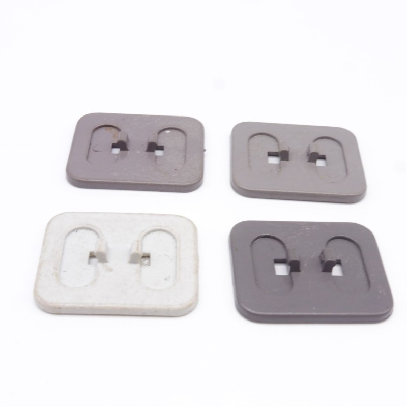 Playmobil 35402 Lot de 4 Socles Vintage pour faire tenir les perso debouts un peu sales