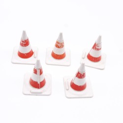 Playmobil 27240 Lot de 5 Cones de Signalisation