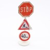 Playmobil 18299 Panneau de Signalisation Stickers Usés