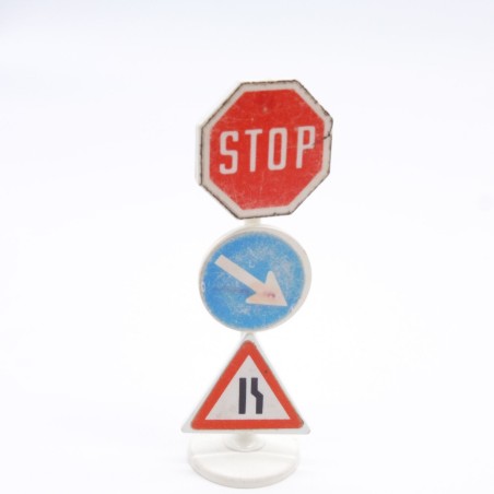 Playmobil 18300 Panneau de Signalisation Stickers Usés
