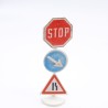 Playmobil 18300 Panneau de Signalisation Stickers Usés