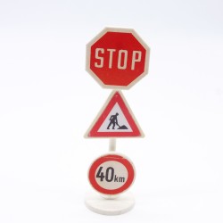 Playmobil 18302 Panneau de Signalisation Stickers Usés