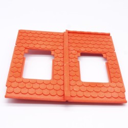 Playmobil 19504 Grand Toit Rouge Fenétres Steck Médiéval 3666 3716 5005 7109 7145