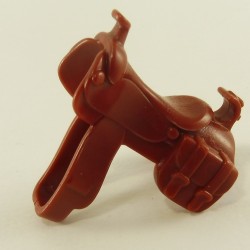 Playmobil 10254 Selle Western Marron avec Sacoches Cheval 3eme Génération