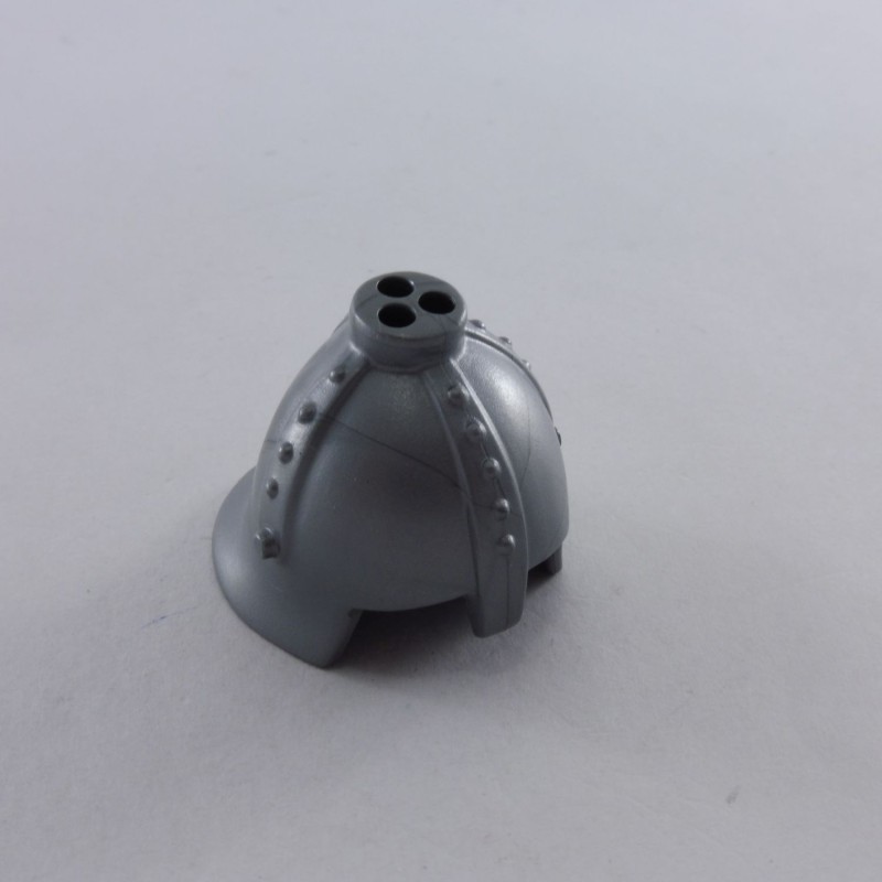 Playmobil 19300 Casque de Chevalier Médiéval Gris