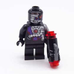 Lego LEG0696 NJO267 NJO268 Figurine Ninjago Nindroid 70588 avec Pistolet