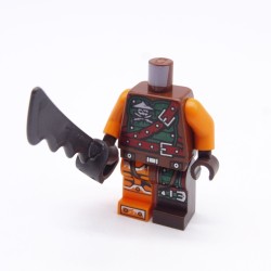 Lego LEG0709 NJO196 Figurine Ninjago Bucko 70593 70599 70605 sans Tête