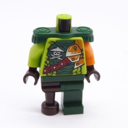 Lego LEG0713 NJO191 Figurine Ninjago Clancee épaulettes 70603 sans Tête