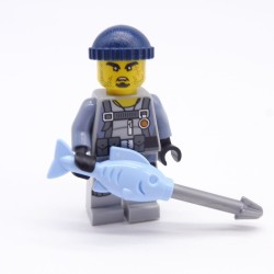 Lego LEG0718 NJO341 Figurine Ninjago Shark Army Gunner Charlie 70612 70609 70620
