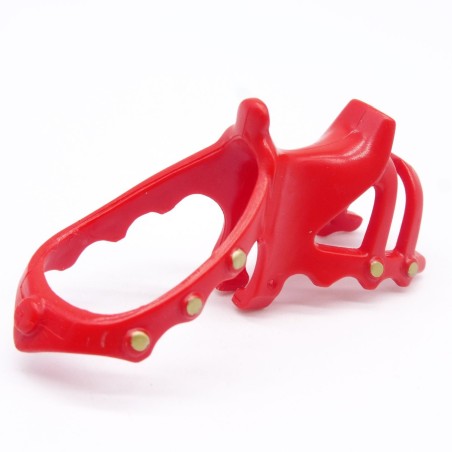 Playmobil 39311 Selle de Parade Rouge et Doré Chevalier 1ere ou 2eme Génération