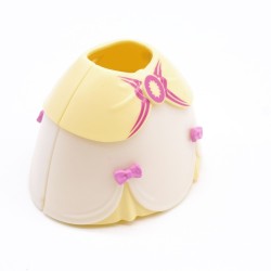 Playmobil 39359 Robe de Princesse Jaune et Blanche avec petits Nœuds