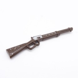 Playmobil 39373 Fusil Winchester Marron Déco Argent un peu usée