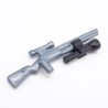 Playmobil 39374 Fusil à lunette Gris Bleu avec Lampe torche