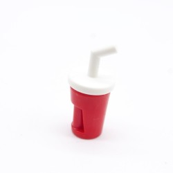 Playmobil 39393 Verre Gobelet Boisson Soda Rouge