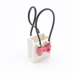 Playmobil 39423 Sac Blanc avec Bandoulières et Nœud Rose