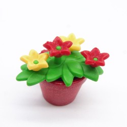 Playmobil 39436 Pot de Fleur Jardinière Rouge