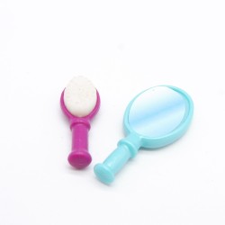 Playmobil 39470 Brosse et Miroir Bleu et Violet