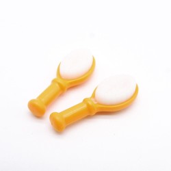 Playmobil 39472 Lot de 2 Brosses à Cheveux Oranges