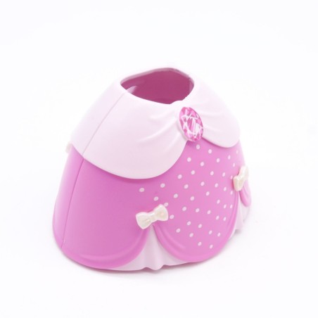 Playmobil 39490 Robe Rose Petits Noeuds Blancs Corps Fins 9158 6850