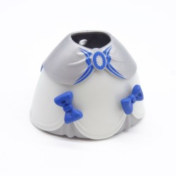 Playmobil 39495 Robe blanche et Argent Nœuds Bleus 70243