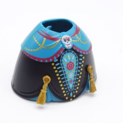 Playmobil 39496 Robe Noire et bleue avec Pompons Dorés Tête de Mort 70149