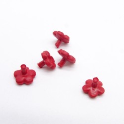 Playmobil 39510 Lot de 5 Petites Décorations Fleur Rouge 6968 70118 9262